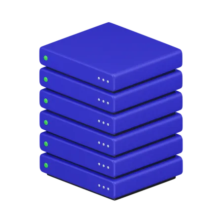 Cloud Server  3D Icon