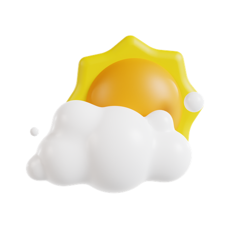 Cloudy Day  3D Icon