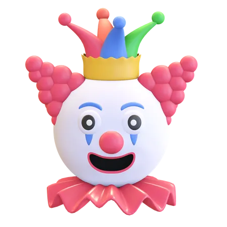 Clown  3D Illustration