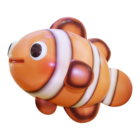 Clownfish  3D Icon