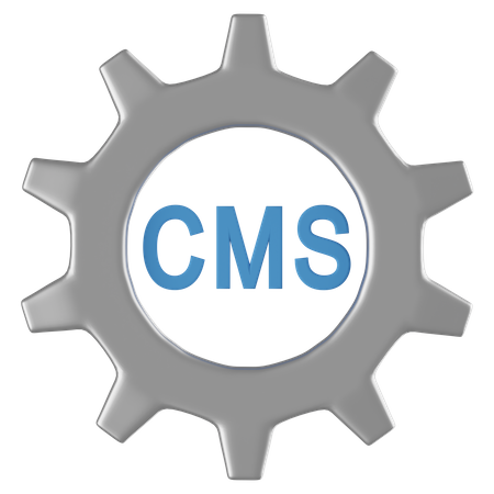 CMS Management  3D Icon