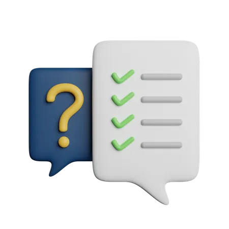 Coaching Consultation List  3D Icon