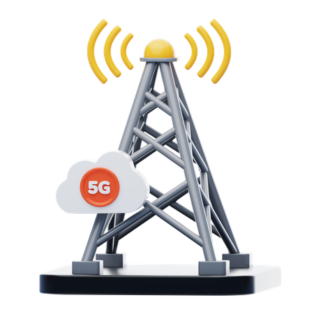 Cobertura 5G  3D Icon