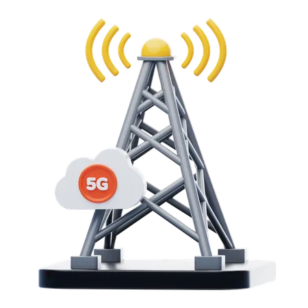 Cobertura 5G  3D Icon