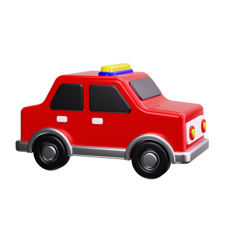 Coche de policía  3D Icon