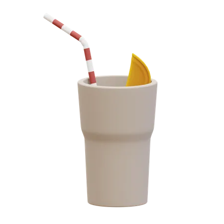 Cocktail  3D Illustration