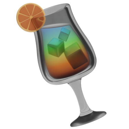 Cocktail Rainbow Paradise  3D Icon