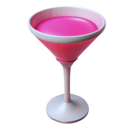 Cocktail Glas  3D Icon