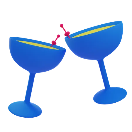 Cocktails drink  3D Icon