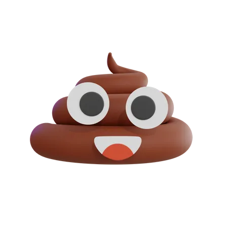 Emoji de cocô  3D Icon