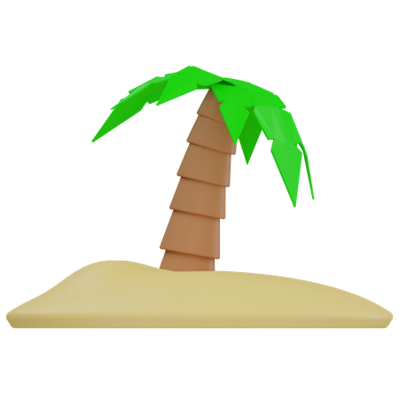 Coconut Tree  3D Illustration