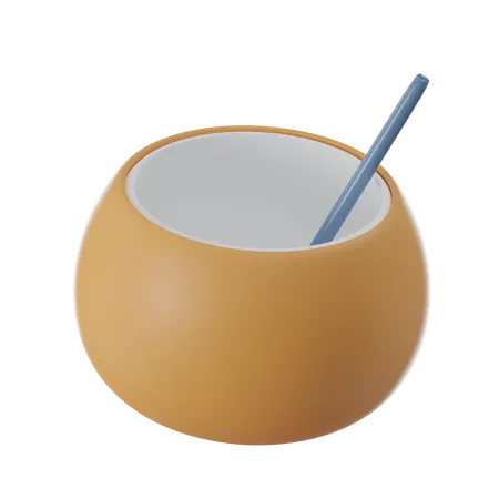 Coconut Water  3D Icon