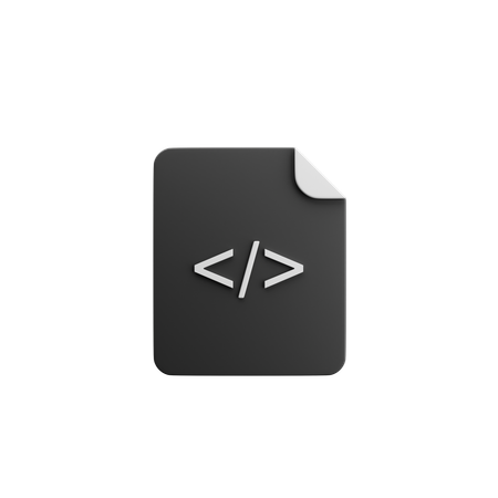 Code  3D Icon