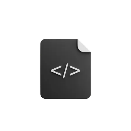 Code  3D Icon