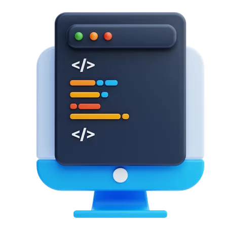 Coding  3D Icon