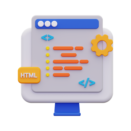 Coding  3D Icon