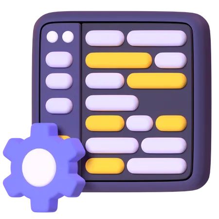 Coding  3D Icon