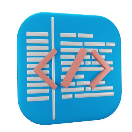 Coding Language  3D Icon