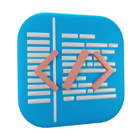 Coding Language  3D Icon