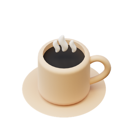 Coffee  3D Illustration