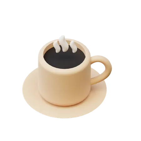 Coffee  3D Illustration