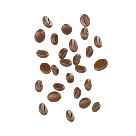 Coffee Beans  3D Illustration