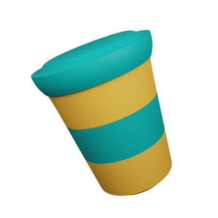 Coffee Cup  3D Illustration