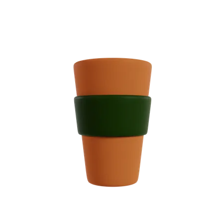 Coffee Glass  3D Icon