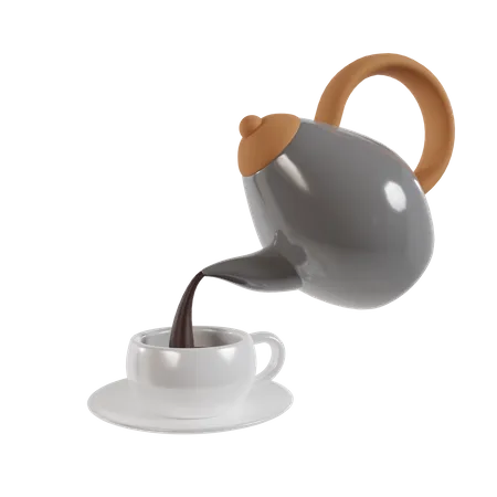 Coffee Kettle  3D Icon