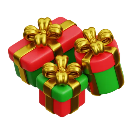 Coffrets cadeaux de Noël  3D Icon