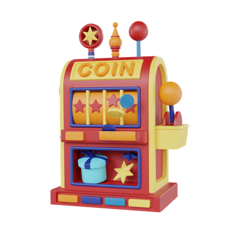 Coin Machine  3D Icon