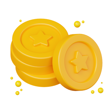 Coin Stack  3D Illustration