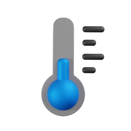 Cold Temperature  3D Icon