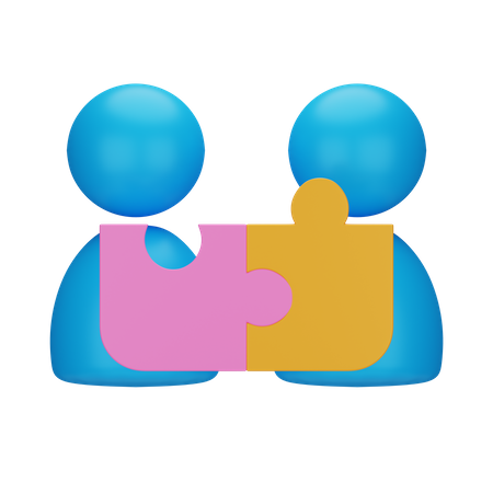 Collaboration  3D Icon