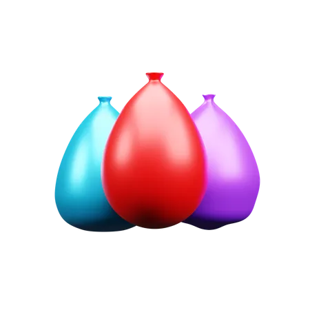 Color Balloon  3D Icon