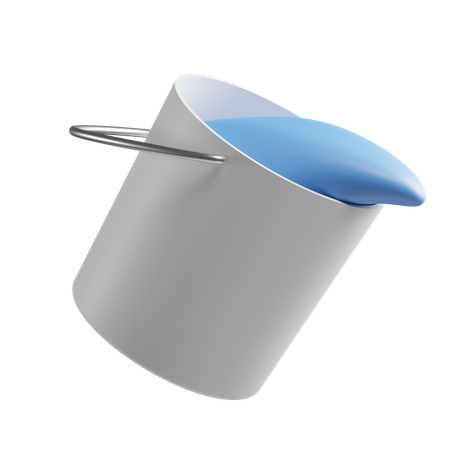 Color Bucket  3D Icon