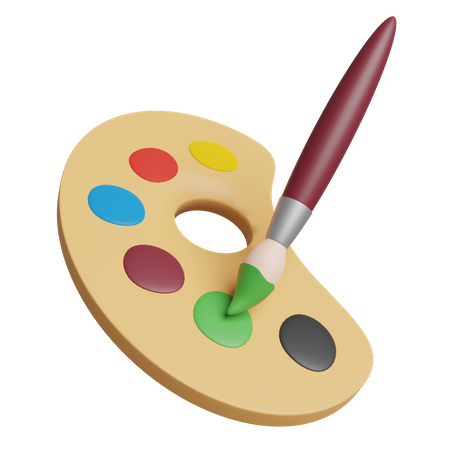 Color Palette  3D Icon