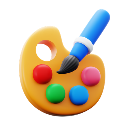 Color Palette  3D Icon