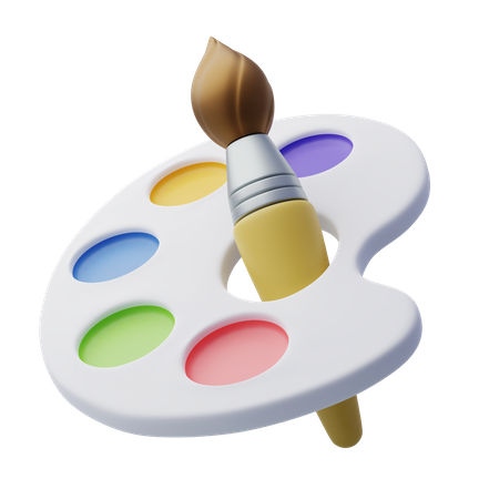 Color Palette  3D Icon