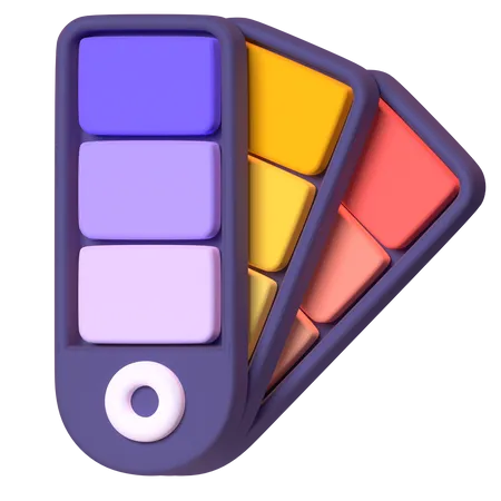 Color Palette  3D Icon