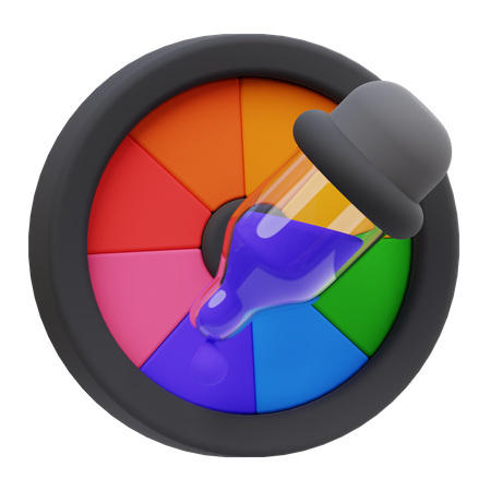 Color Picker  3D Icon