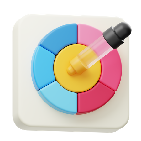 Color Picker  3D Icon