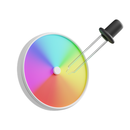 Color Picker  3D Illustration