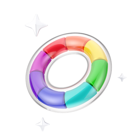 Color Wheel  3D Icon