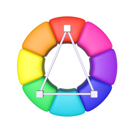 Color Wheel  3D Icon