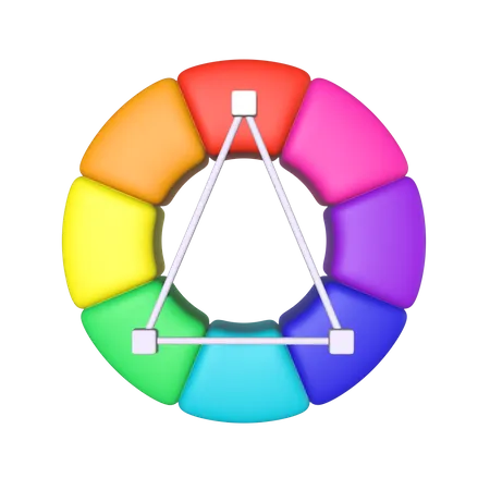 Color Wheel  3D Icon