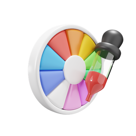 Color Wheel  3D Icon