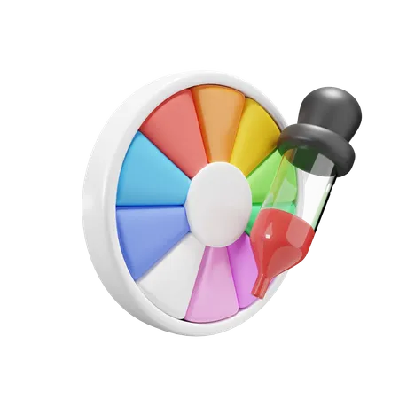 Color Wheel  3D Icon