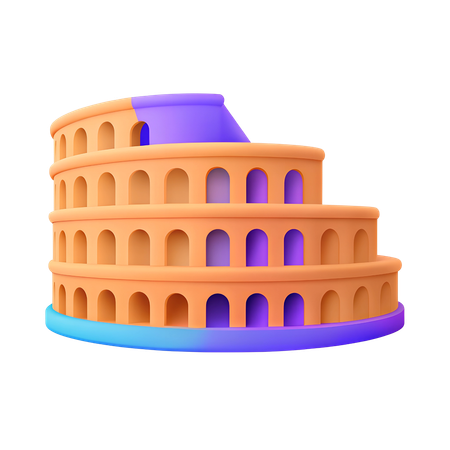 Colosseum  3D Icon