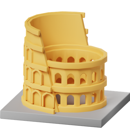 Colosseum  3D Icon